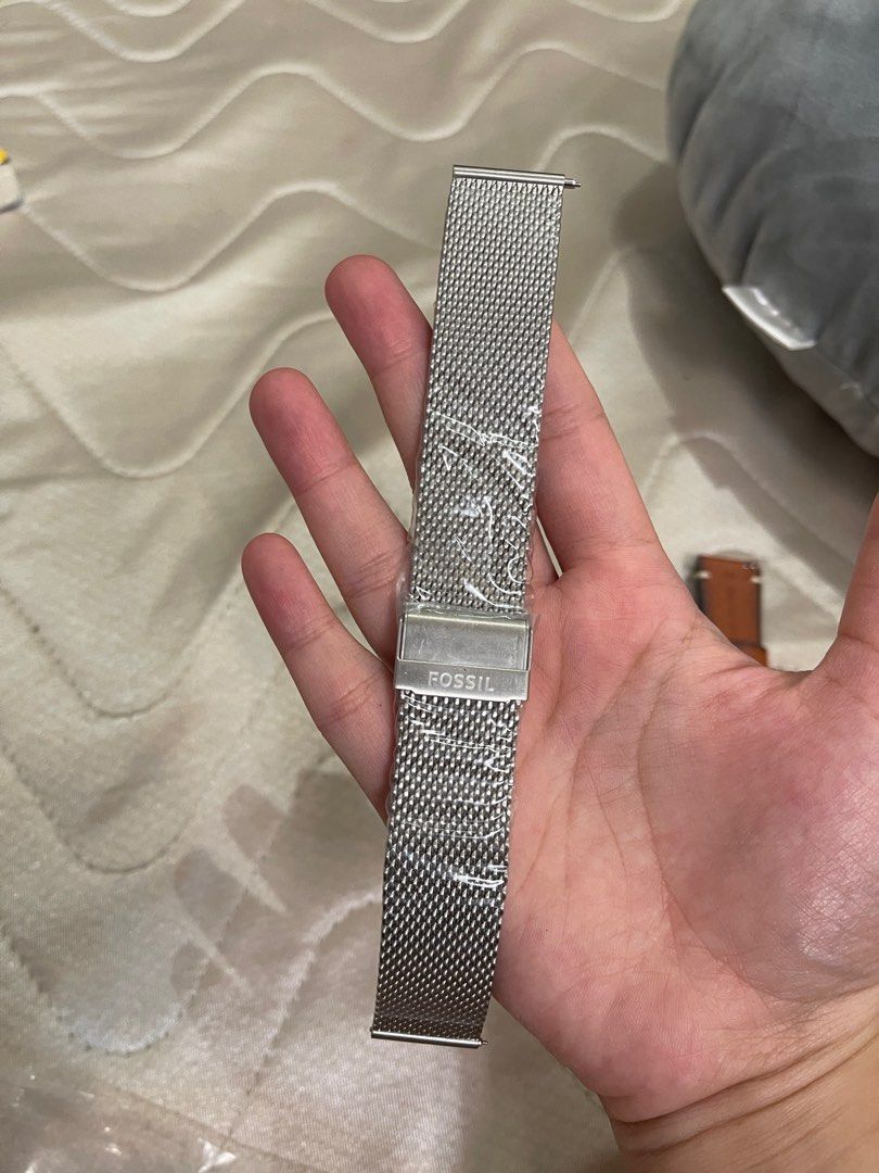 Fossil watch chain discount straps