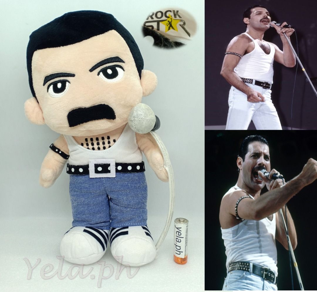 Freddie mercury stuffed doll hotsell