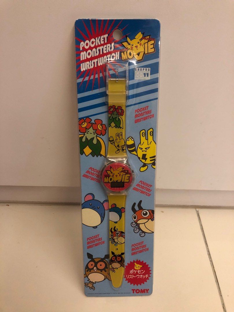 FREE TRACKED SHIPPING Official Tomy Pocket Monsters Pokemon The Pikachu Movie Digital Watch