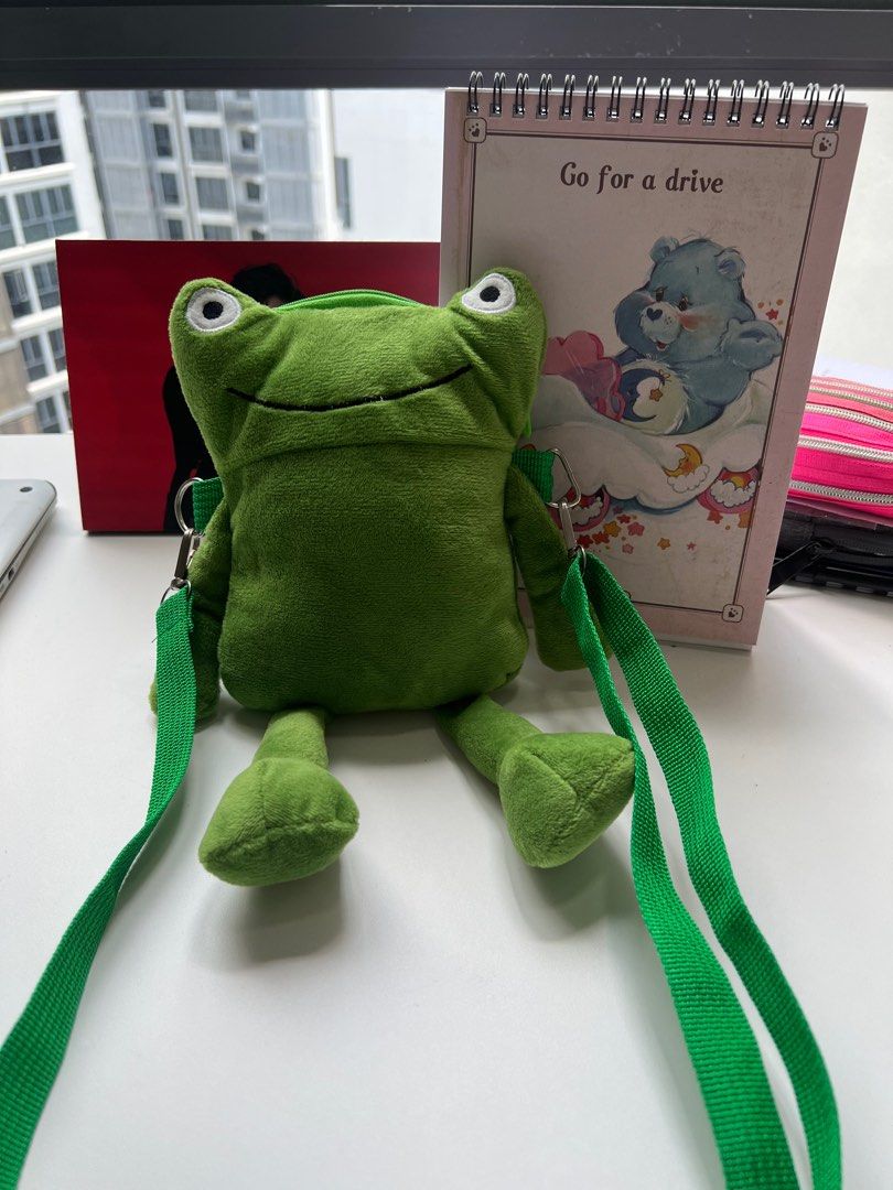 Frog Soft Toy Bag