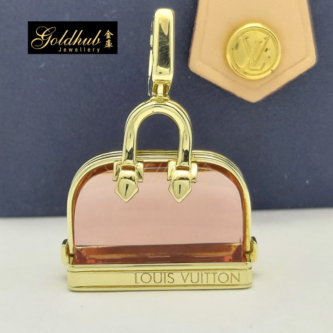 Louis Vuitton 18K Crystal Alma Bag Charm