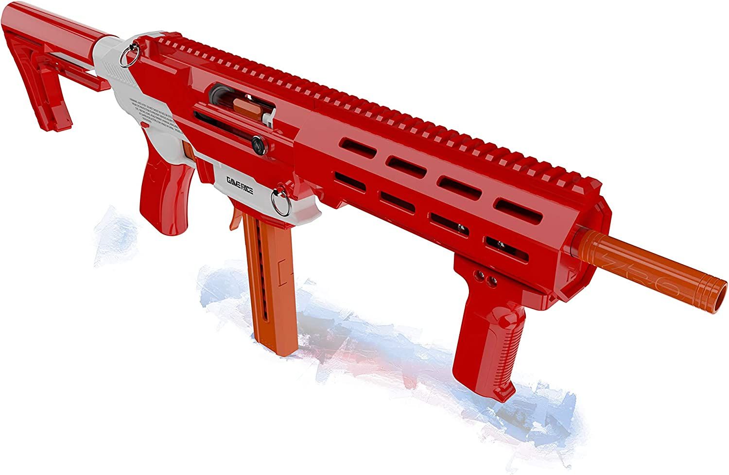 Game Face Prime Spring-Powered Foam Dart Blasters (Red), Hobbies & Toys ...