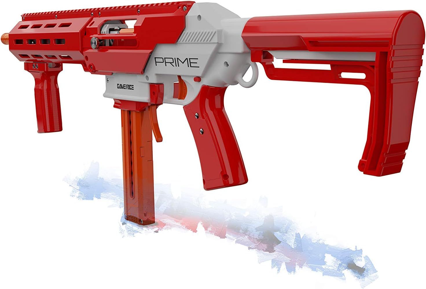 Game Face Prime SpringPowered Foam Dart Blasters (Red), Hobbies & Toys