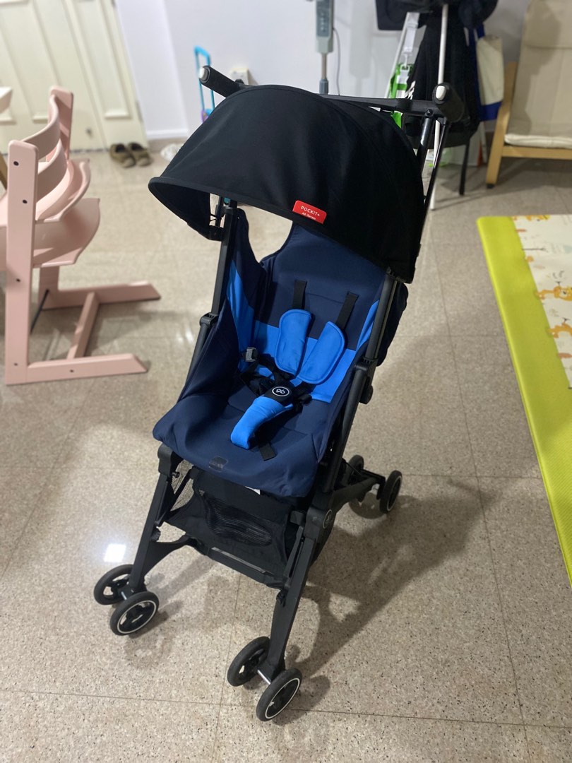 Gb pockit stroller all terrain blue Babies Kids Going Out