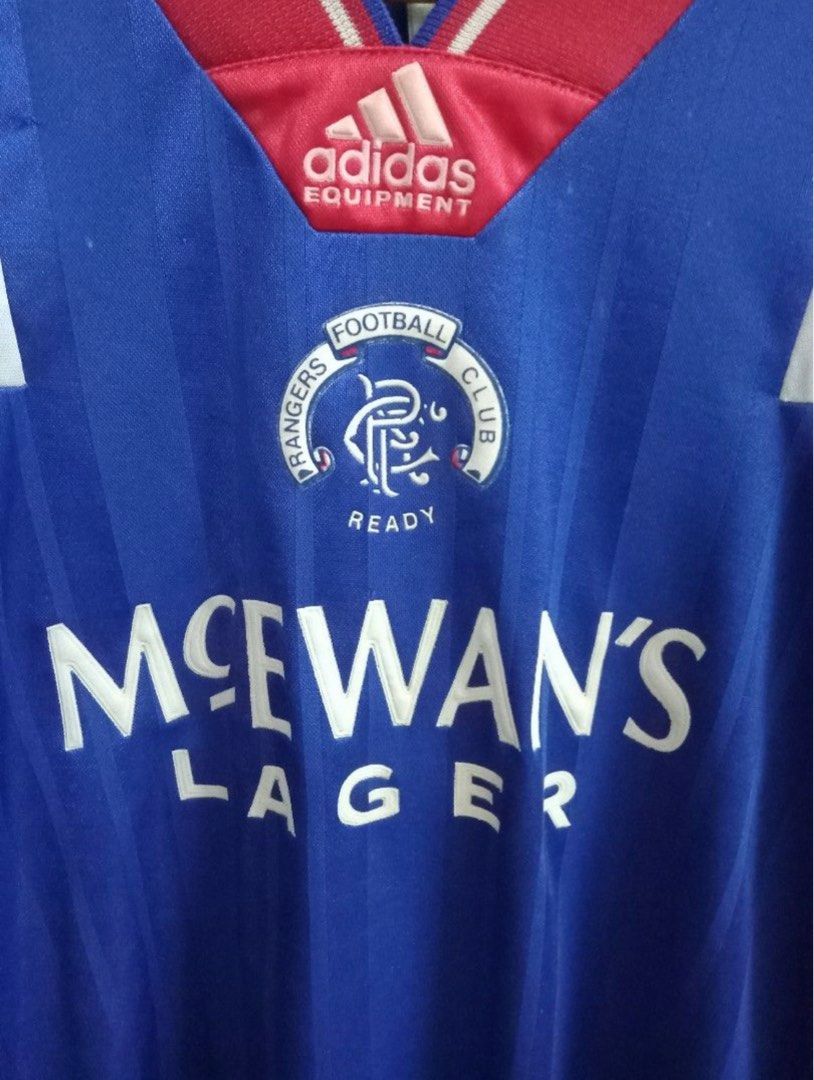 adidas Glasgow Rangers 1992-1994 Away Jersey - USED Condition (Great) -  Size L