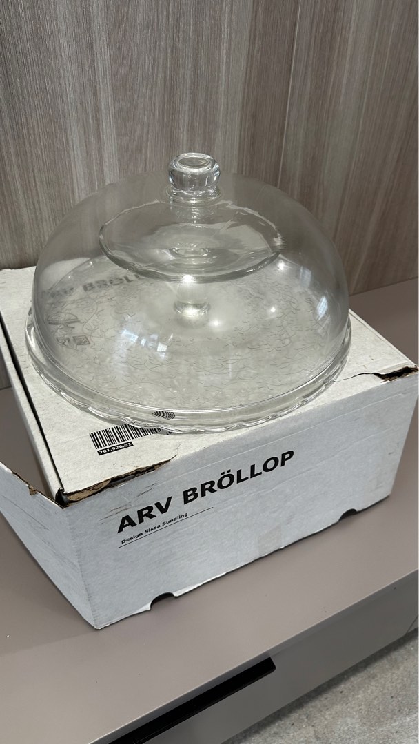 IKEA GLASS CAKE STAND, Furniture & Home Living, Kitchenware & Tableware