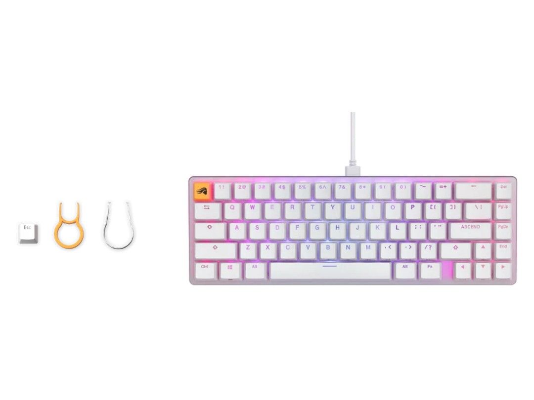 GLORIOUS GMMK 2 PRE-BUILT EDITION COMPACT (65%) MODULAR MECHANICAL KEYBOARD (WHITE) (Category: Computer Keyboard) located in San Juan City. Submitted by blueswitchpc (Listing ID 1240832631, Image 3). Description: 🚨 RESTOCK ALERT 🚨 GLORIOUS GMMK 2 PRE-BUILT EDITION COMPACT (65%) MODULAR MECHANICAL KEYBOARD (WHITE). Discounted Price for Bulk Orders‼️ Message us to place your order. Specs Details: https://www.gloriousgaming.com/products/gmmk2 Mode