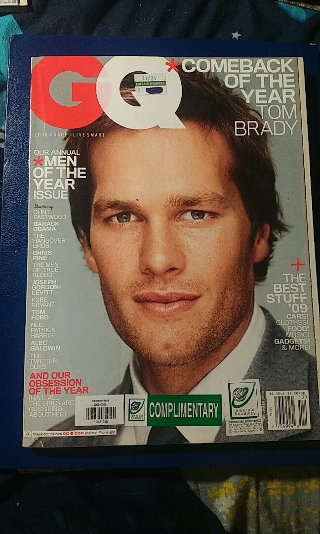 GQ Tom Brady Devember 2009 (Category: Vintage Collectibles) located in Manila. Submitted by munting_tindahan (Listing ID 1240986612, Image 1). Description: actual pics shown quezon city area (banawe,quezon avenue,delmonte ave,sto.domingo, burger king welcome rotonda, fishermall qave, ayala cloverleaf mall or anywhere near the mentioned places) please check other items maybe we can work something out feel free to ask questions shipping to be shoul