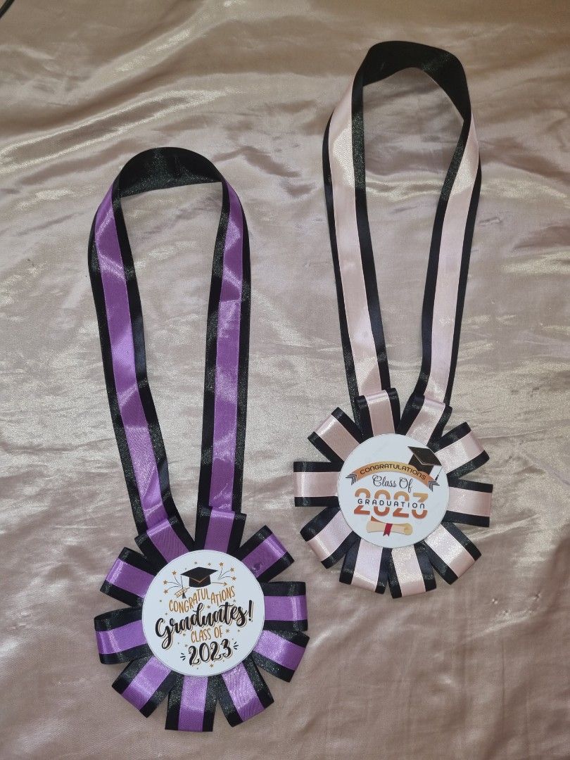 Graduation 2023 Sash Garland Satin Silk, Hobbies & Toys, Stationary