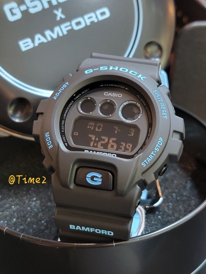 Gshock x Bamford London 英國腕錶設計公司合作版DW-6900BWD-1D