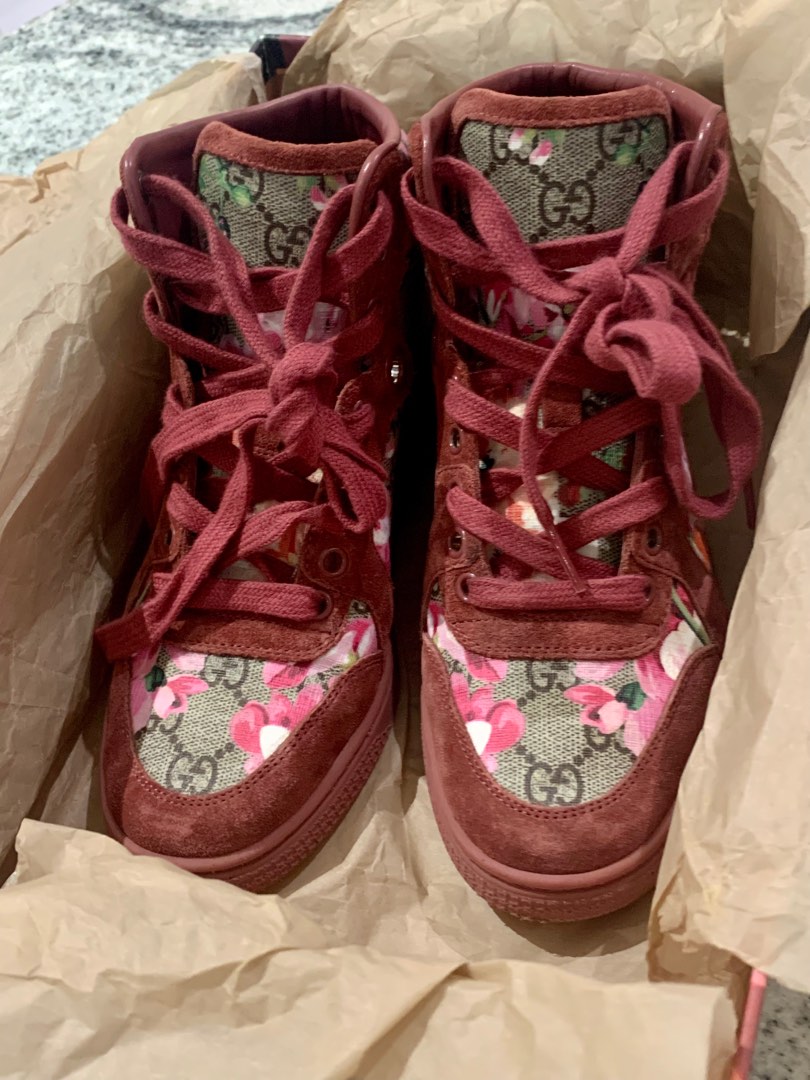 Gucci high cut sneakers Women s Fashion Footwear Wedges on