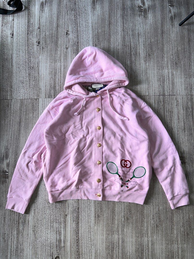 Gucci Pink Tennis Hoodie