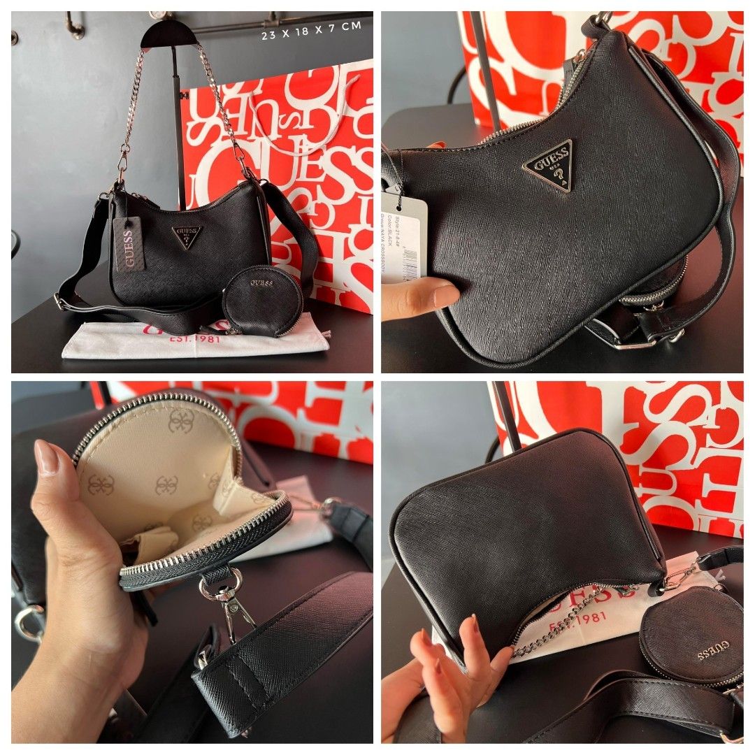 Guess saffiano bag discount