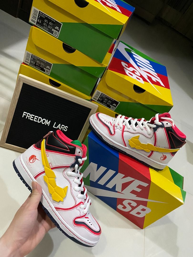 GUNDAM X NIKE SB DUNK HIGH 'PROJECT UNICORN ‑ RX‑0' - DH7717-100