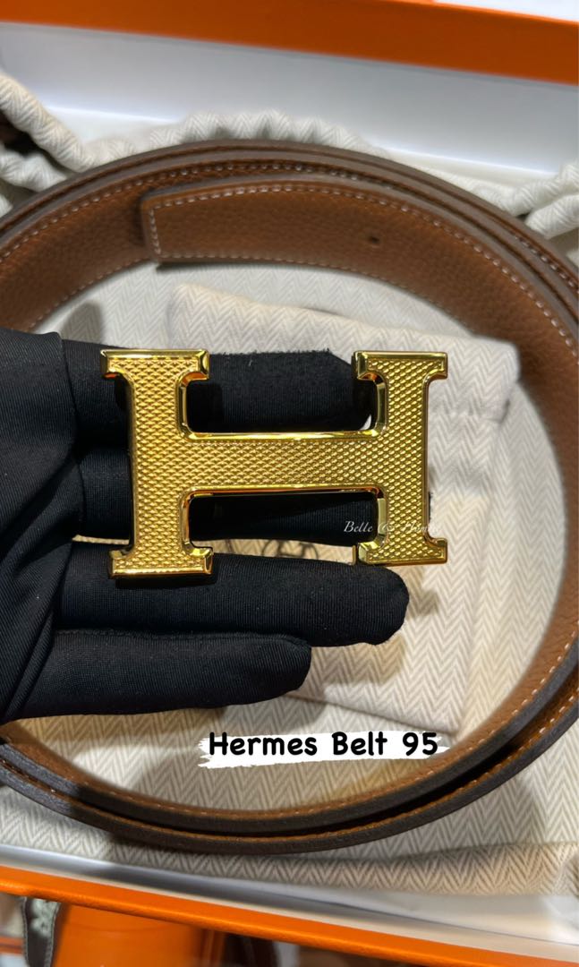 Hermes Belt 95, Luxury, Bags & Wallets on Carousell