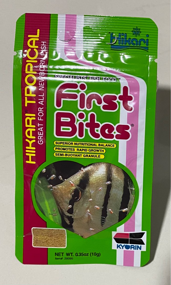 Hikari First Bites 10g sealed expiry 01 25 Pet Supplies Pet