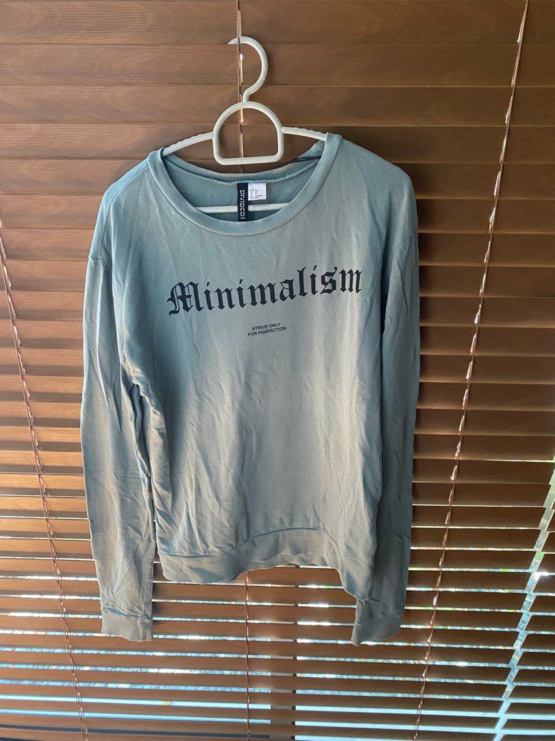 H M green pullover Women s Fashion Tops Longsleeves on Carousell