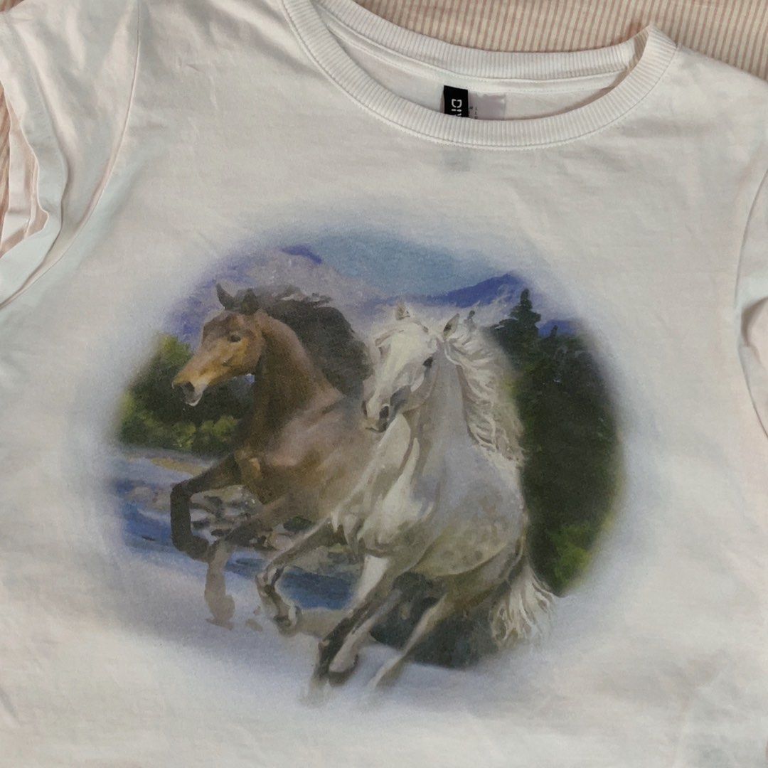 H&m horse top shirt