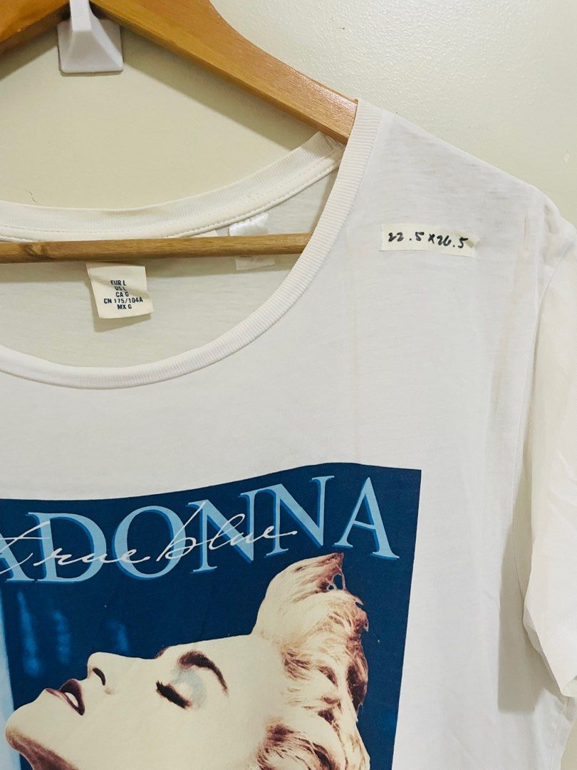 H M Madonna Shirt Women s Fashion Tops Shirts on Carousell