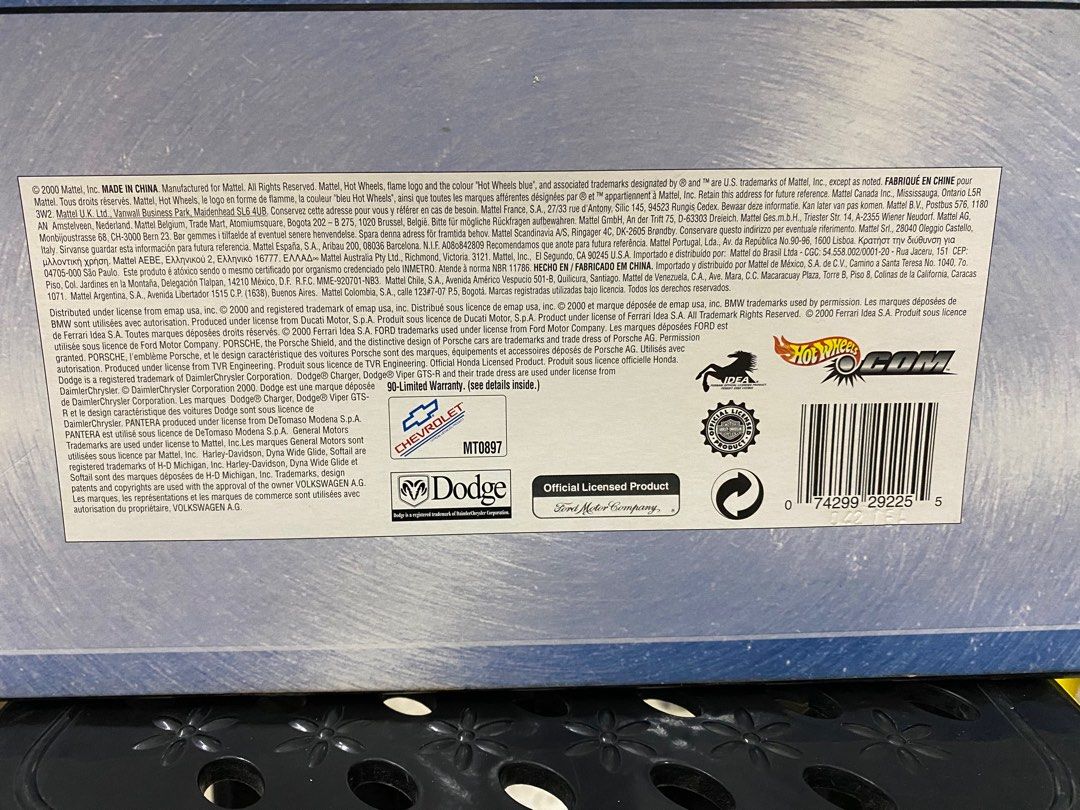 Hot Wheel Cadillac Northstar LMP Toshiba Le Mans Prototype Silver