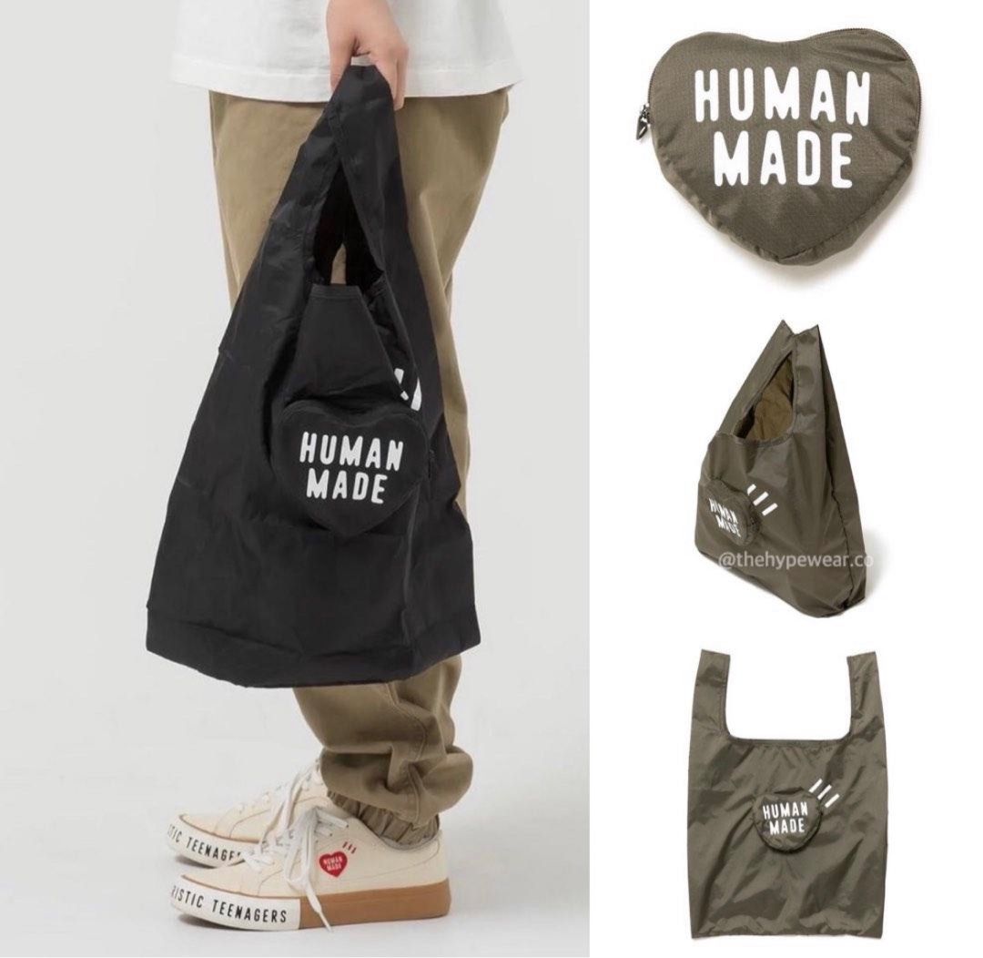 バッグHUMANMADE  PACKABLE HEART SHOPPER