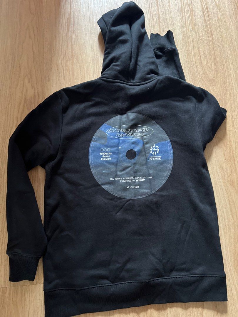 HYPE Black Hoodie Men s Fashion Tops Sets Hoodies on Carousell