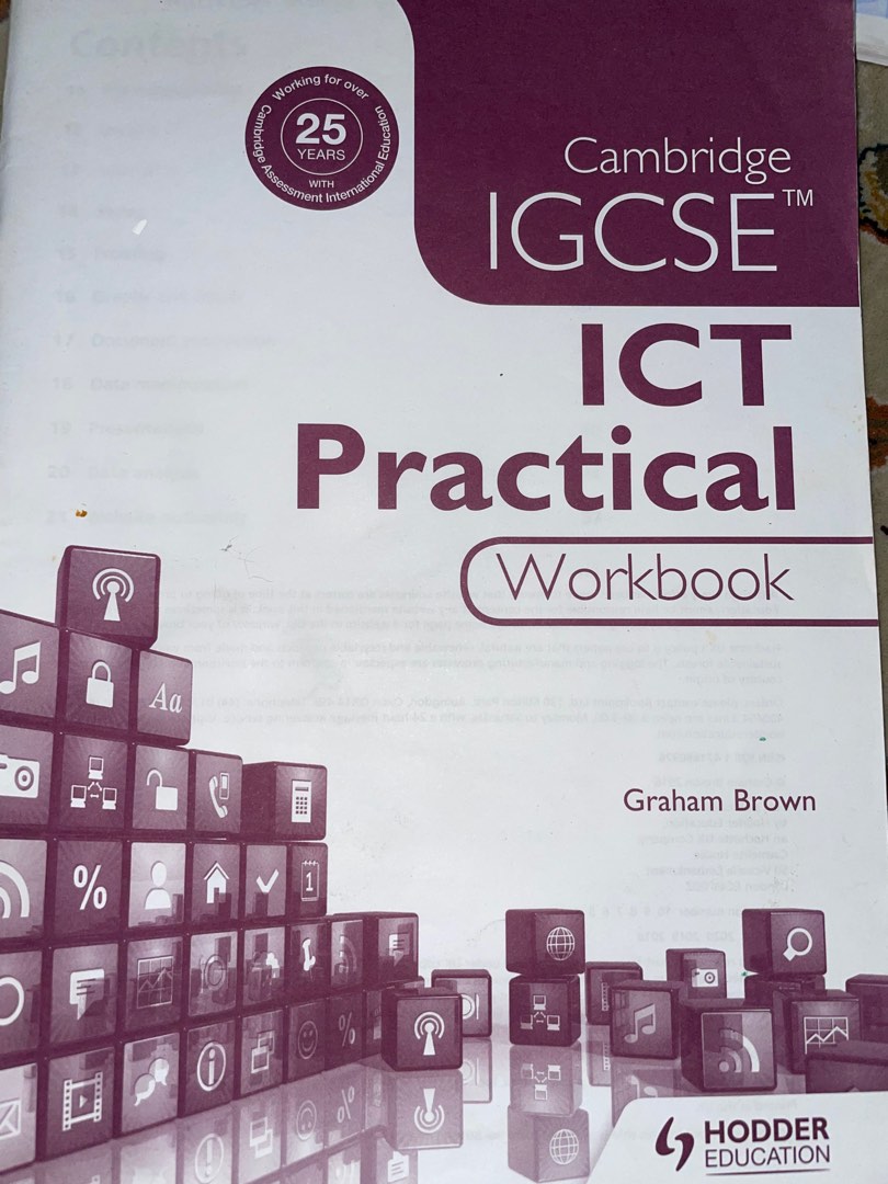 Ict igcse practical workbook hobbies toys books magazines