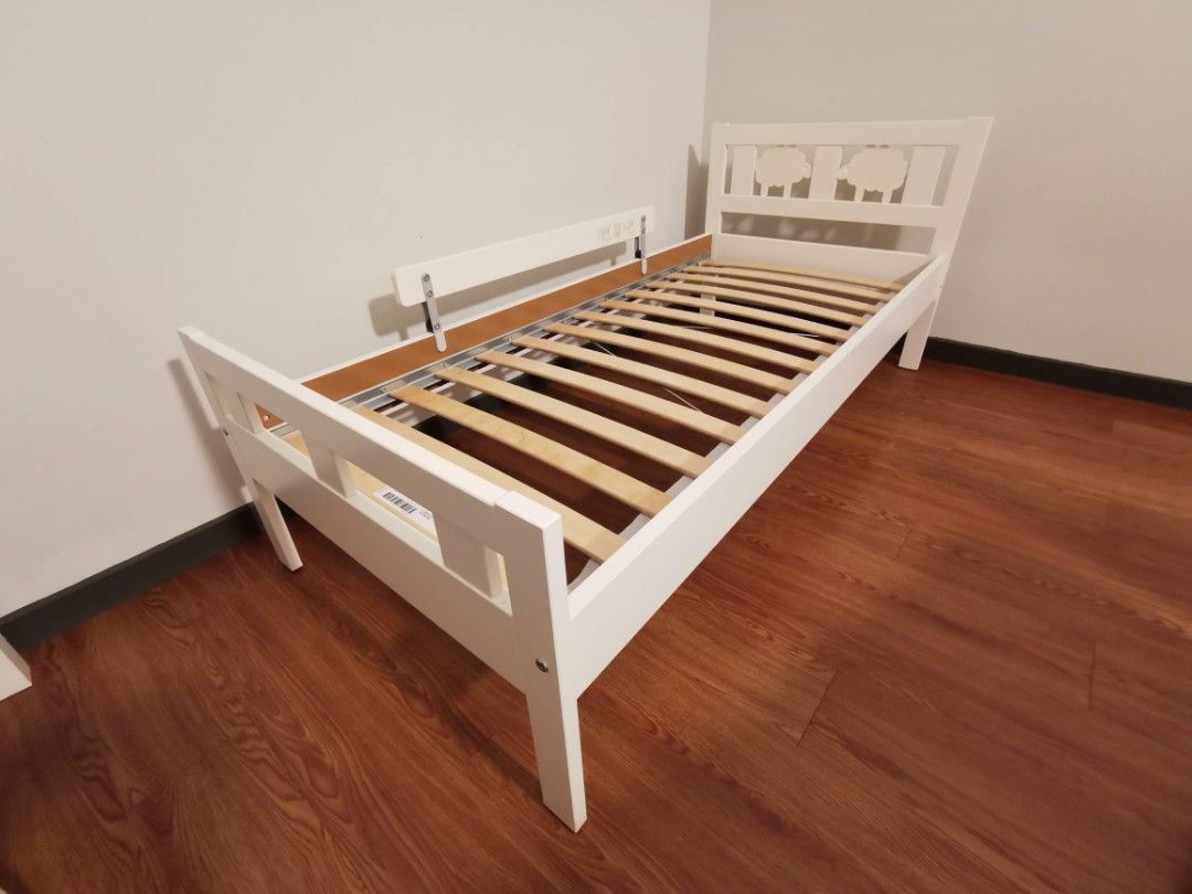 IKEA Child Bed/Kid Bed with mattress and bed sheet, Furniture & Home