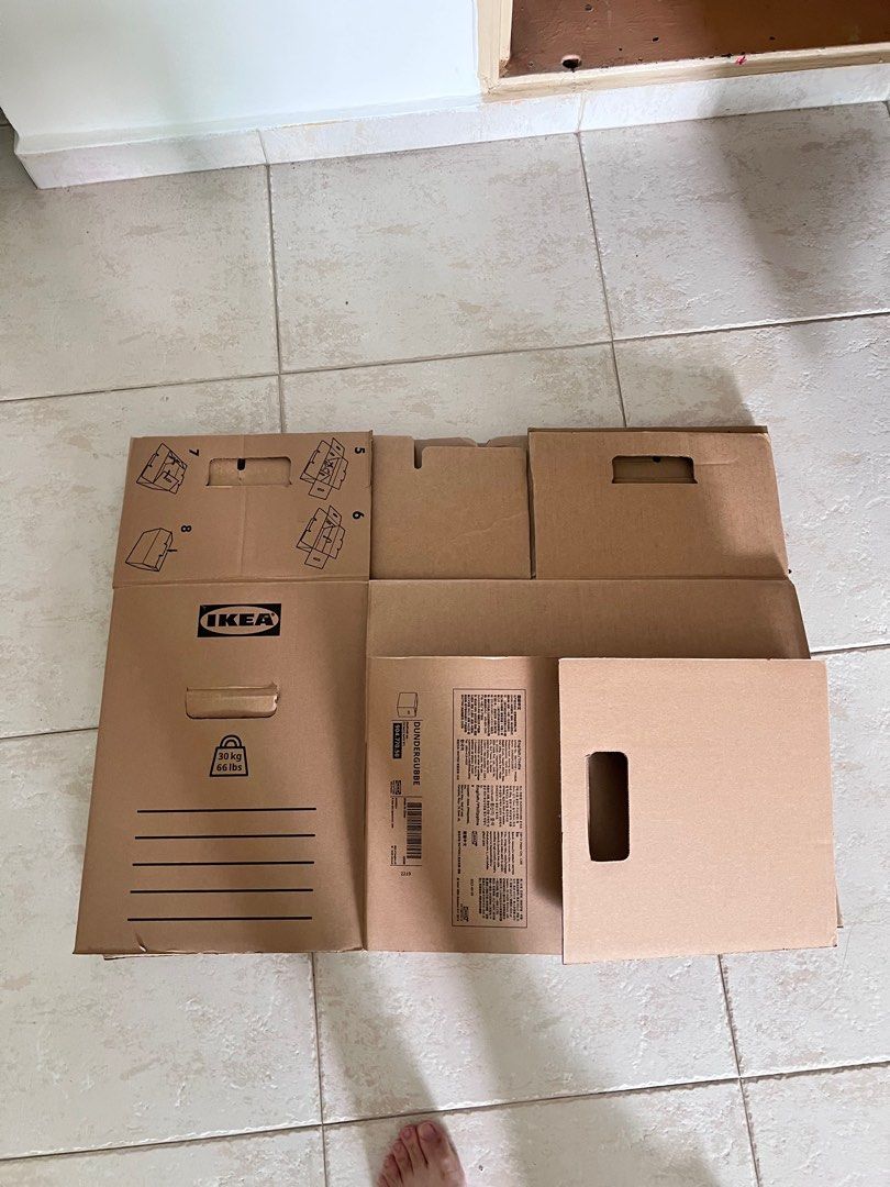 ikea moving box, Furniture & Home Living, Home Improvement