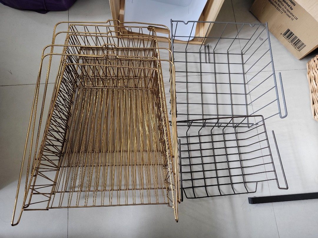 Ikea wire basket for Kallax Shelving, Furniture & Home Living