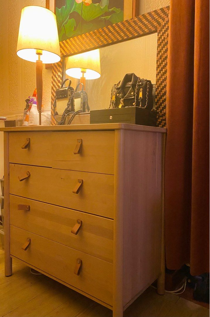 Ikea Wooden Chest Drawer / rack / Furniture & Home Living