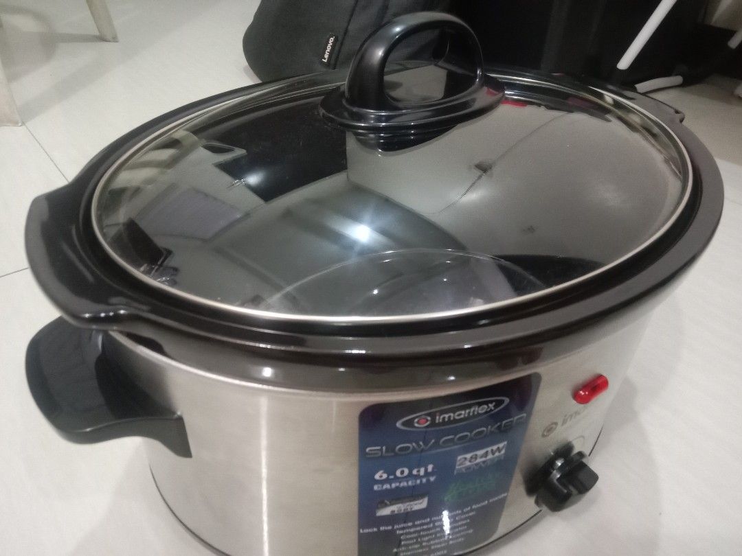 Imarflex Slow Cooker 6 QT (5.7 kg), TV & Home Appliances, Kitchen