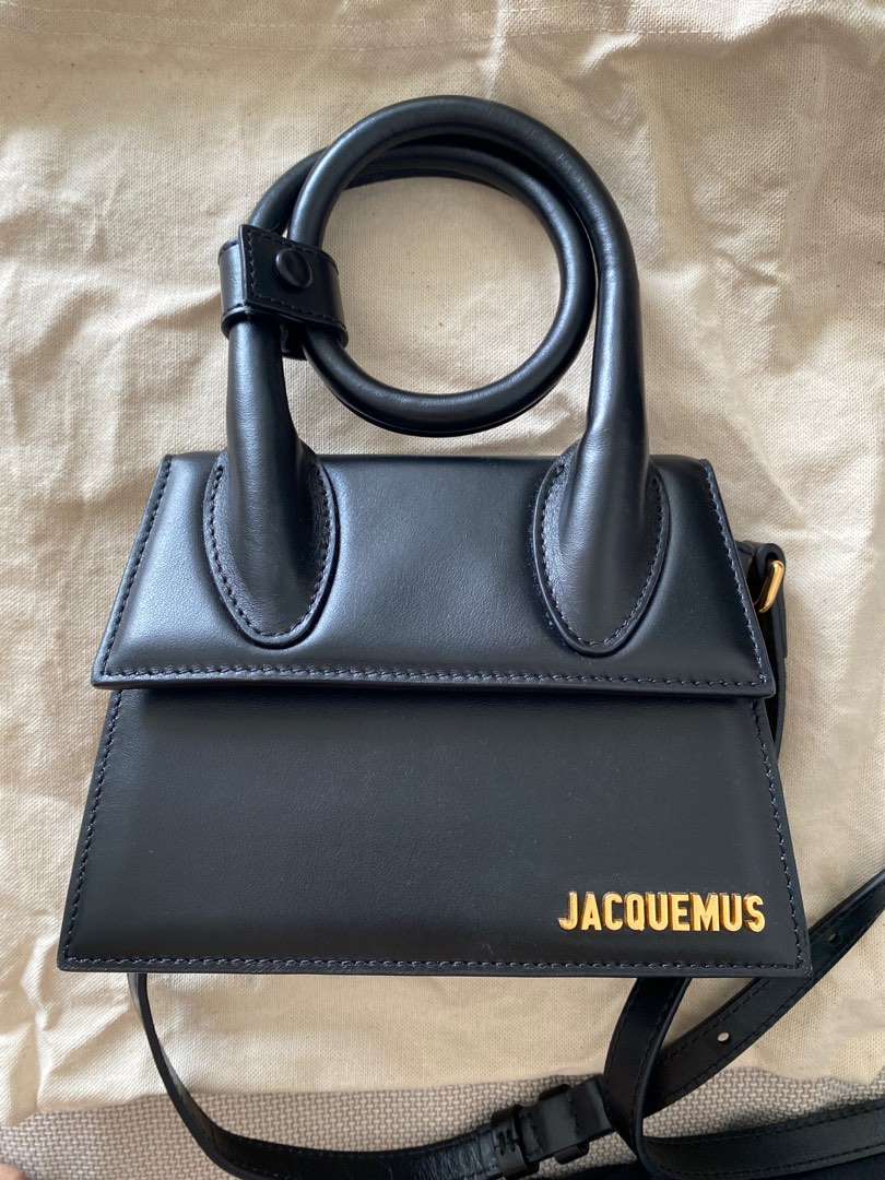JACQUEMUS Le Chiquito Noeud leather shoulder bag