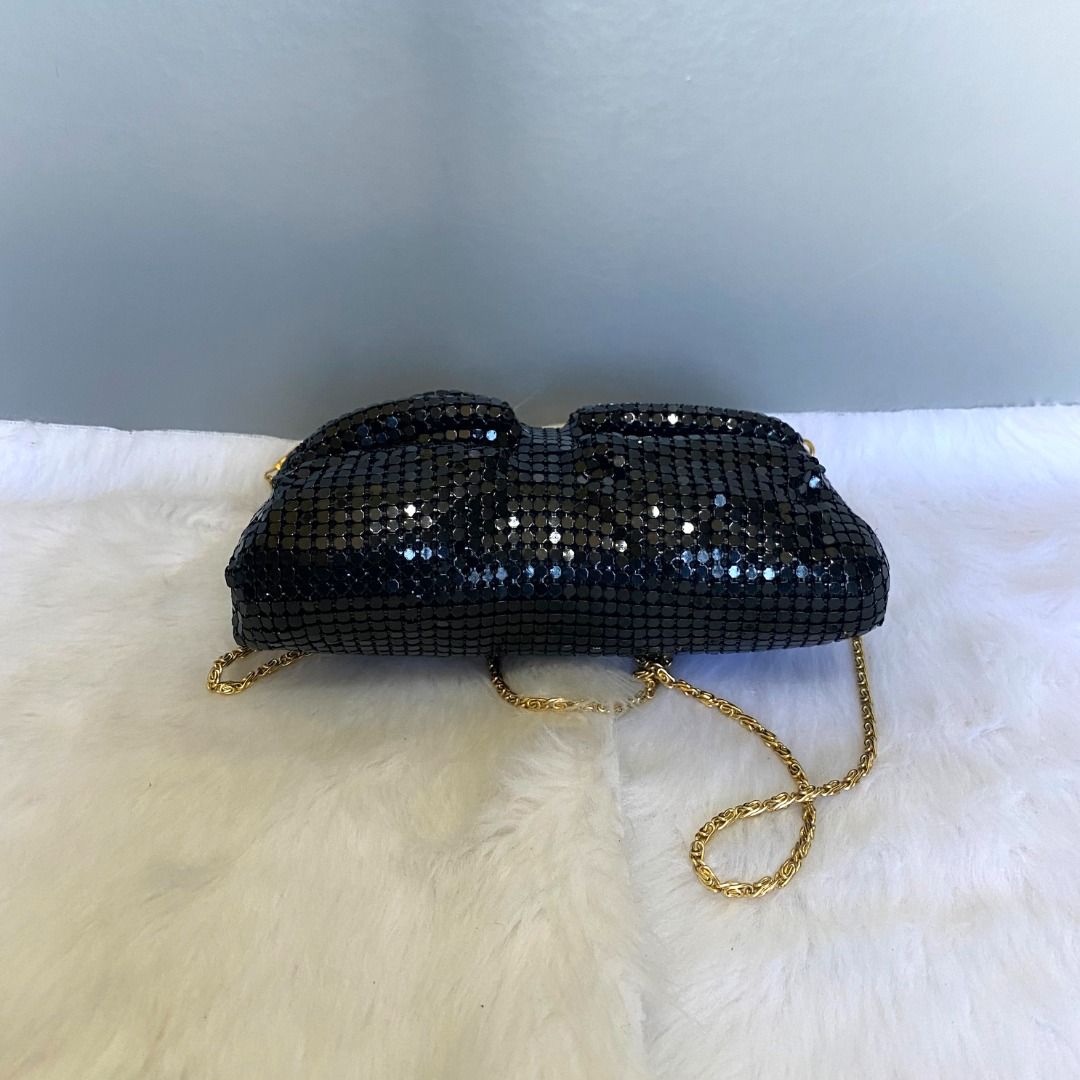 1950s Black Beaded Clutch Made In Japan Evening Bag main image 0