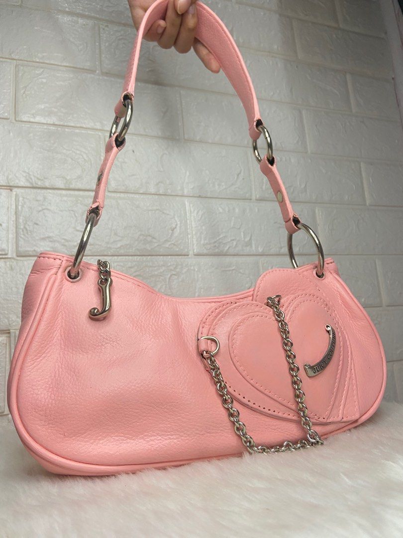 70's Creamy Caramel Butter Leather Golden Chain Link Handmade Slouchy Bag main image 1