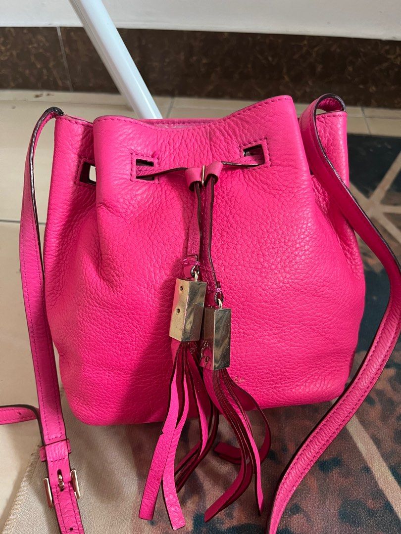 Kate Spade Hot Pink Bucket Bag