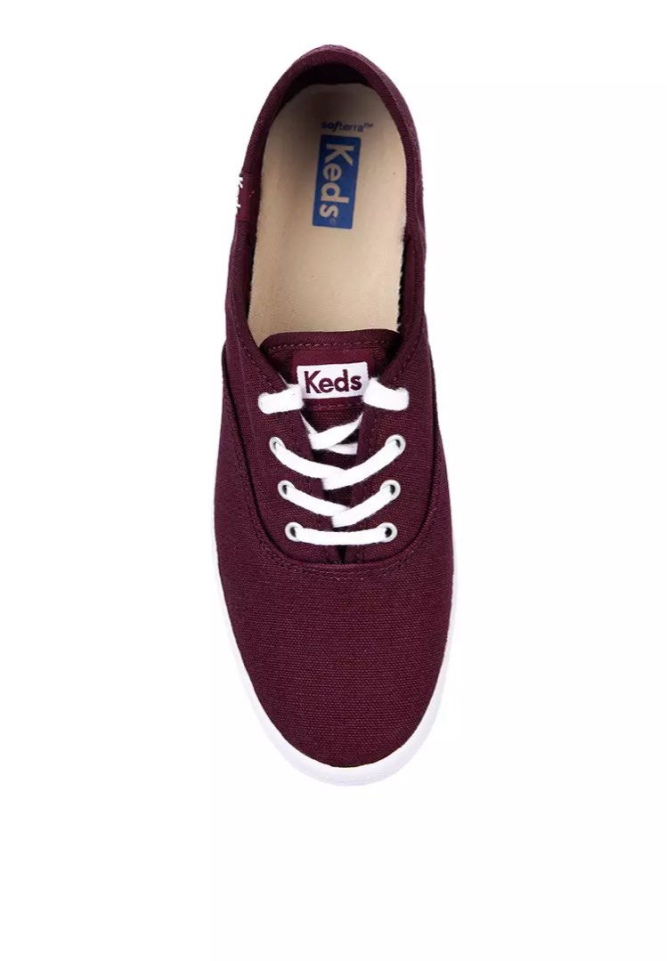 Burgundy keds on sale