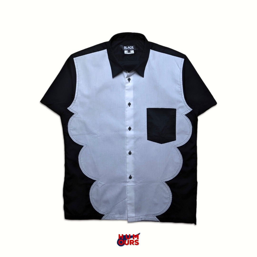 KEMEJA COMME DES GARCONS X BLACK SECOND ORIGINAL Fesyen Pria