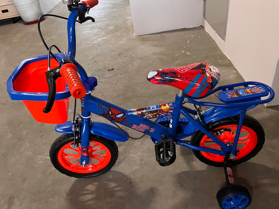 10 inch spiderman bike online