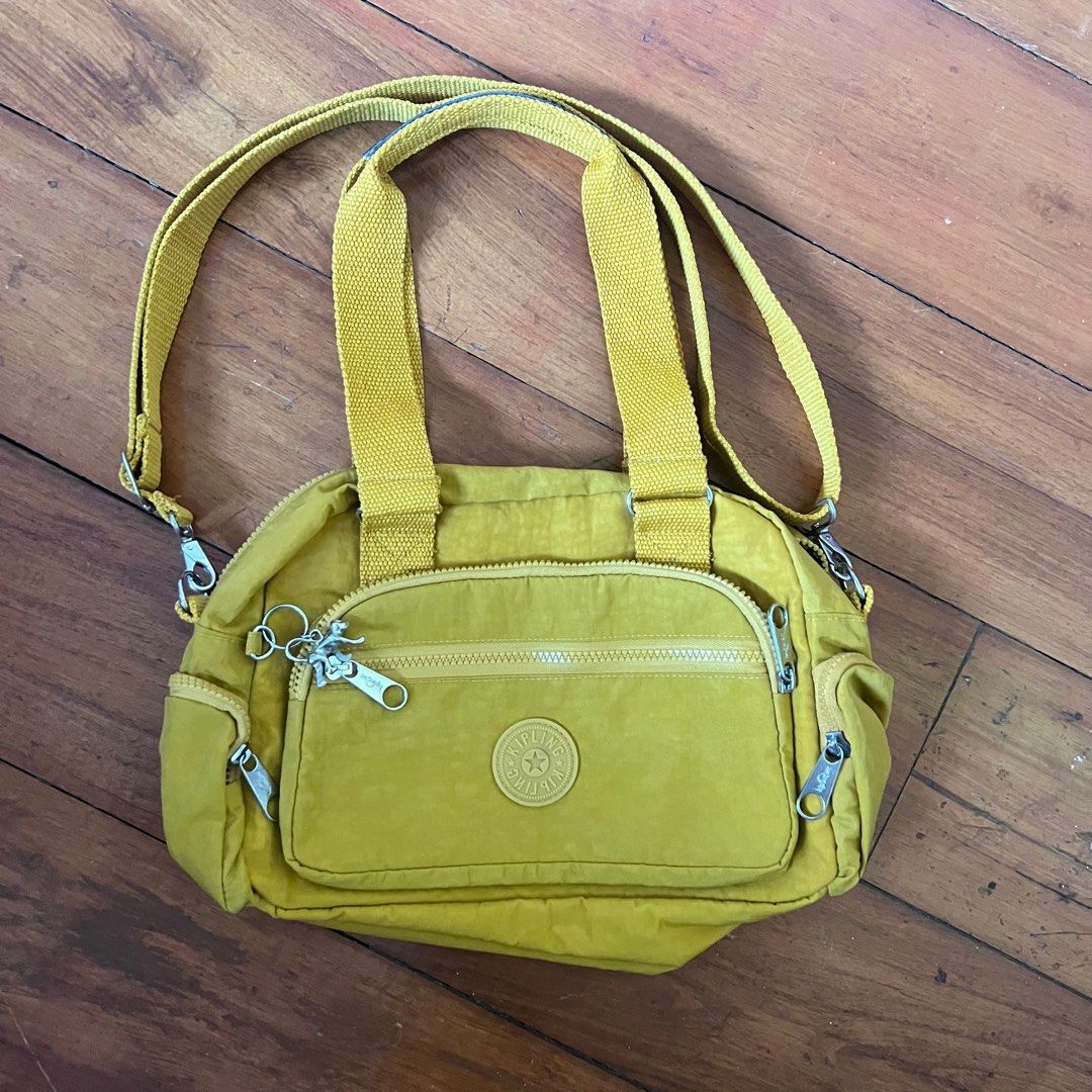 Kipling Mustard Yellow Bag on Carousell