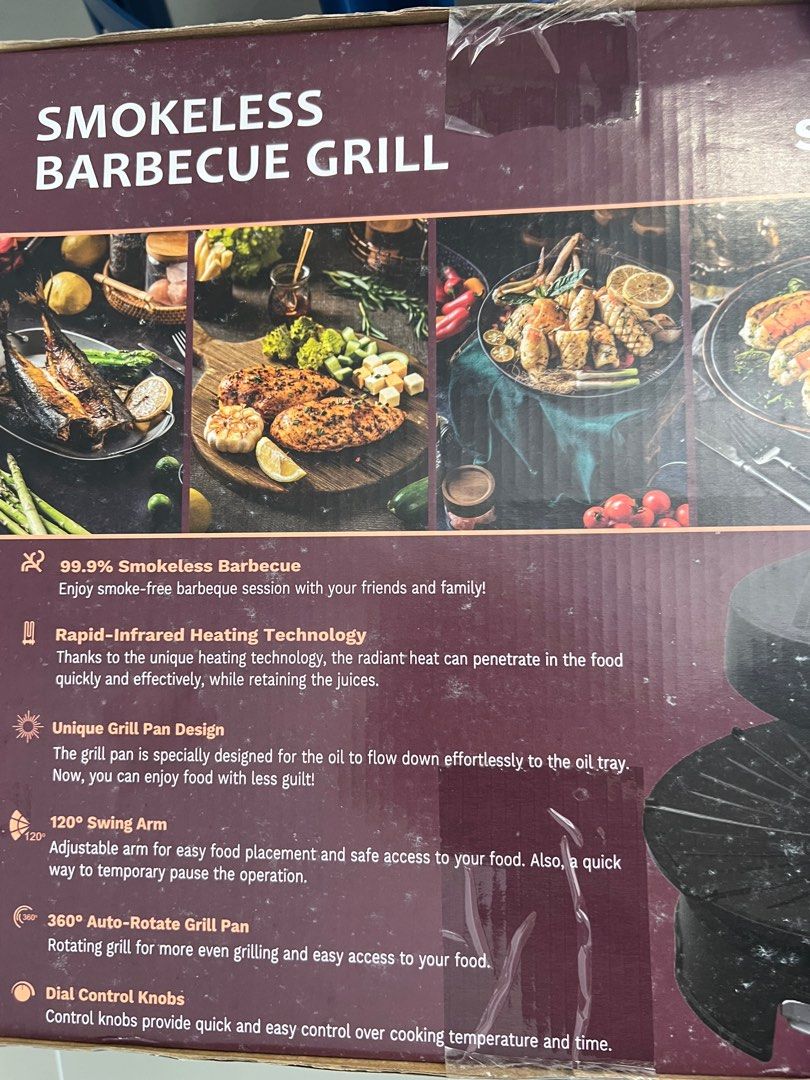 Kith by Casa Smokeless Barbecue Grill, TV & Home Appliances, Kitchen