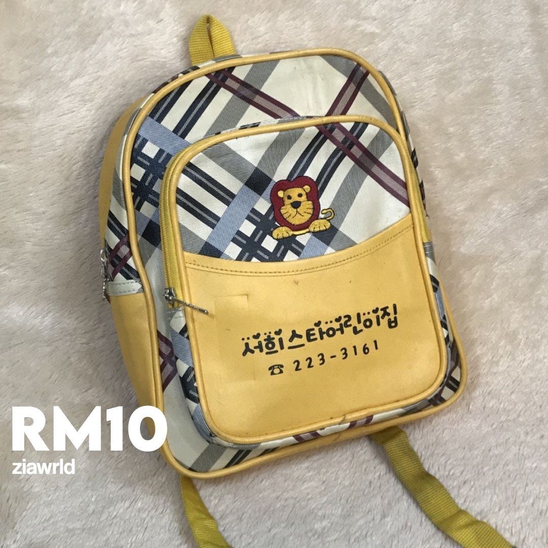 korean kindergarten backpack, Women's Fashion, Bags & Wallets
