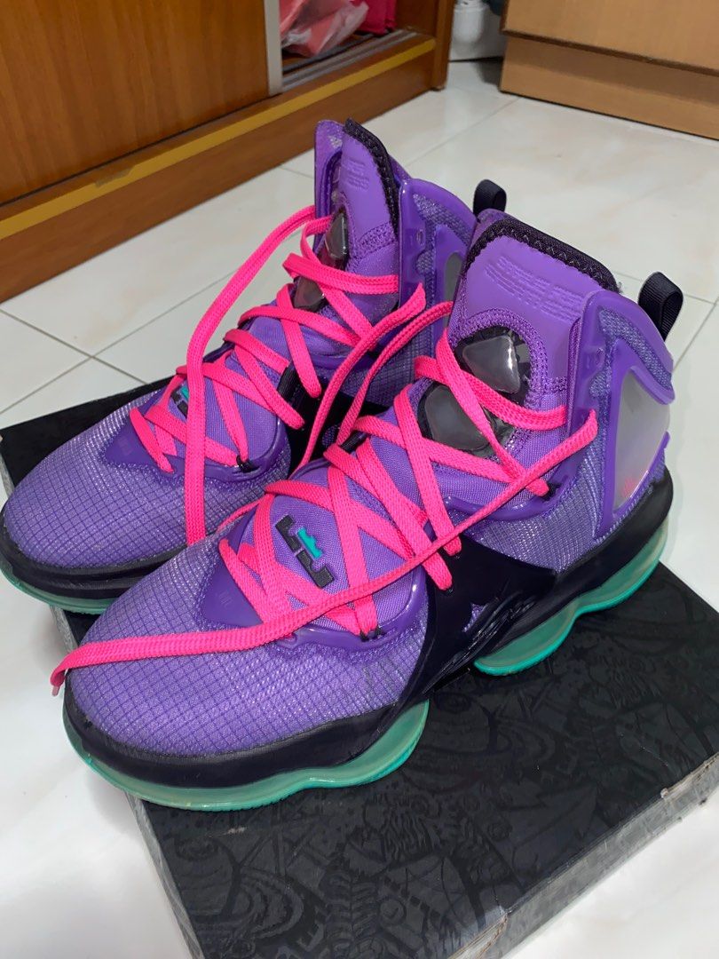 Purple and teal clearance sneakers