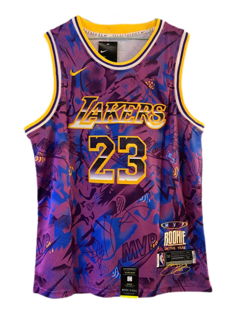 Unisex Los Angeles Lakers LeBron James Nike Purple Select Series Swingman  Jersey