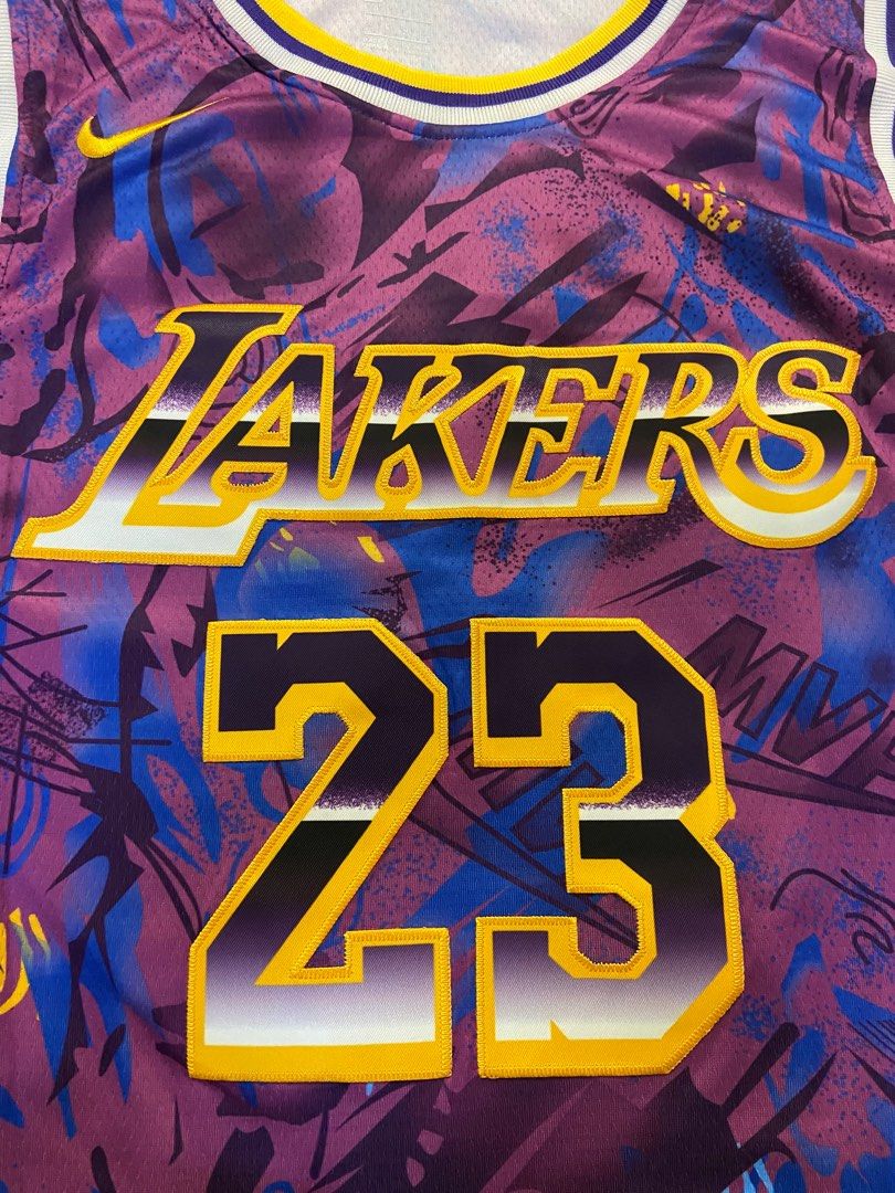 Los Angeles Lakers Nike MVP Select Series Jersey - Lebron James - Mens