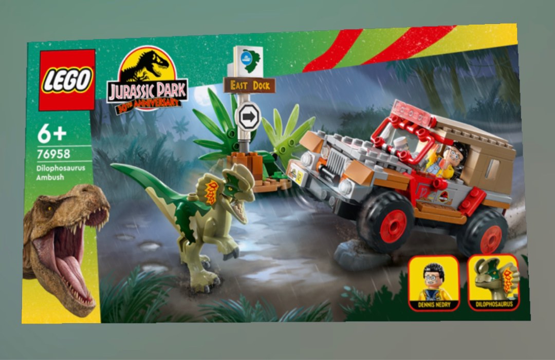 LEGO Jurassic Park 76958 Dilophosaurus Ambush Dinosaur Jurassic World Set