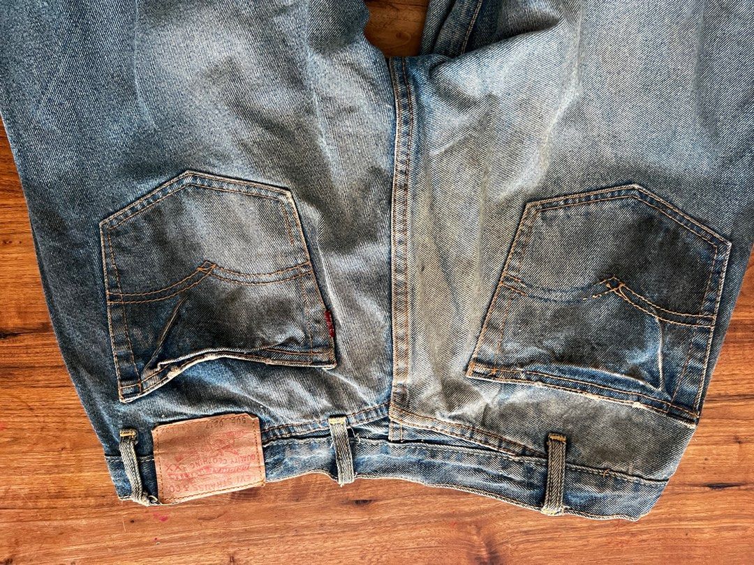 Levi's vintage denim 505 0217 W34 L32 牛仔褲, 男裝, 褲＆半截裙