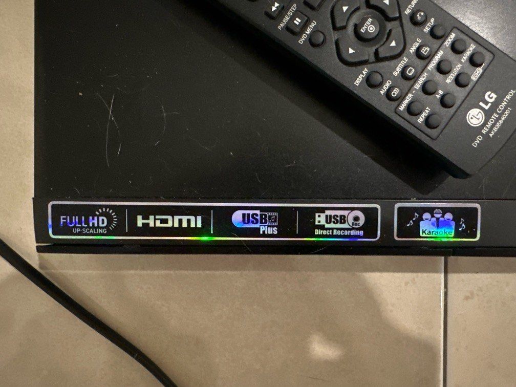 LG DVD Player with Remote Control, TV & Home Appliances, TV