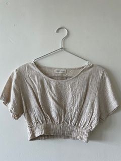 Linen Crop Top