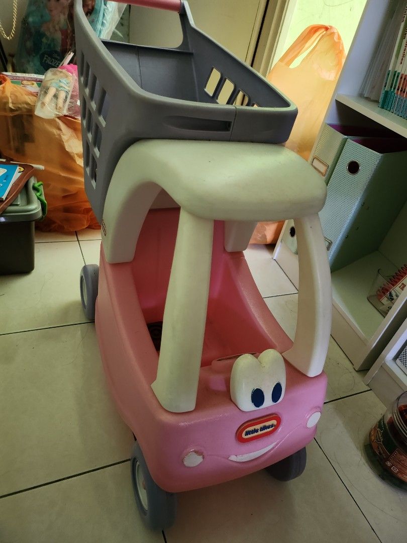 Little tikes 2024 shopping trolley pink